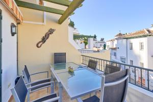 Balkón nebo terasa v ubytování Nerja Townhouse Burriana