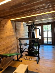 Fitness centrum a/nebo fitness zařízení v ubytování Casa Rina