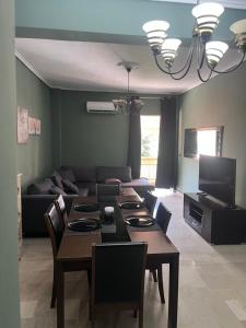 Χώρος καθιστικού στο KS apartment