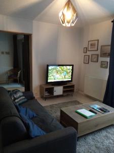 Μια τηλεόραση ή/και κέντρο ψυχαγωγίας στο 2-room apartment, individual garage, close to train station