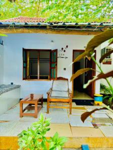 En balkon eller terrasse på Diyakawa Hotel