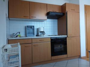 Η κουζίνα ή μικρή κουζίνα στο Ferienwohnung Buffler