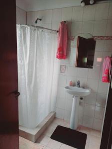 Koupelna v ubytování Wisla Rellowed