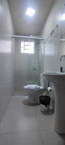 Koupelna v ubytování Hotel Flórida