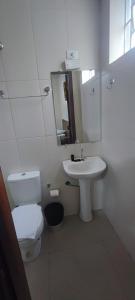 Koupelna v ubytování Hotel Flórida