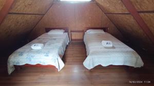 Postel nebo postele na pokoji v ubytování Ecolodge Don Felix