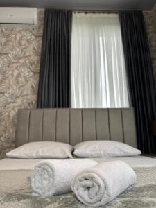 Cama o camas de una habitación en Shine Hill შაინ ჰილი