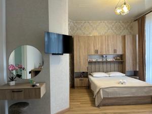 Cama o camas de una habitación en Shine Hill შაინ ჰილი