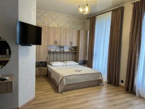 Cama o camas de una habitación en Shine Hill შაინ ჰილი
