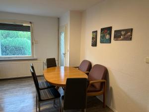 Posezení v ubytování Monteurunterkunft Haus 19