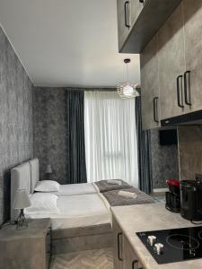 Cama o camas de una habitación en Shine Hill შაინ ჰილი