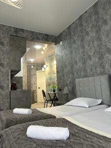 Cama o camas de una habitación en Shine Hill შაინ ჰილი