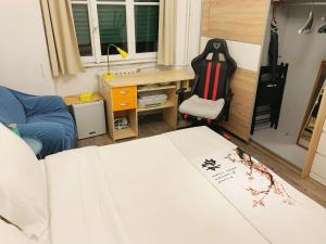 Postel nebo postele na pokoji v ubytování Shared home Wang - Private & Shared Room