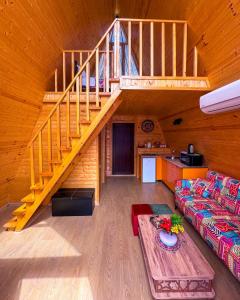 Kuchyň nebo kuchyňský kout v ubytování Cozy House Gulebi + 6 fotografií