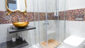 Koupelna v ubytování B&B LE CHEVALIER