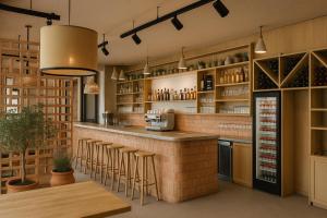 Kuchyň nebo kuchyňský kout v ubytování Babel Community Hôtel Lille - Villeneuve d'Ascq