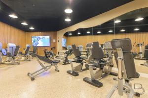 Fitness centrum a/nebo fitness zařízení v ubytování Girasole Apartments