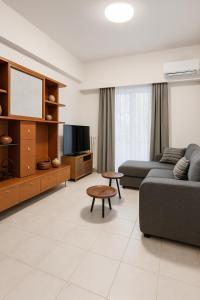 TV a/nebo společenská místnost v ubytování Ute's apartment + 6 fotografií