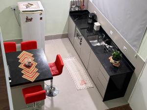 Dapur atau dapur kecil di Aluguel de casa - estilo loft - PARA TEMPORADA