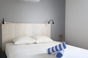 Letto o letti in una camera di Palm Crest