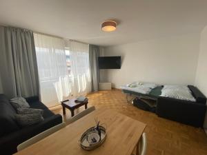 Χώρος καθιστικού στο Apartment 9 at Cologne Cathedral