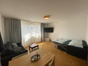 Χώρος καθιστικού στο Apartment 9 at Cologne Cathedral