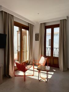 TV a/nebo společenská místnost v ubytování Casa Del Estrecho - Luxury House