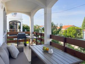 Balkón nebo terasa v ubytování Apartment Nery
