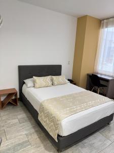 Posteľ alebo postele v izbe v ubytovaní Hotel Rosales Suite