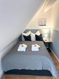 Кровать или кровати в номере bella casa-Business&Family,100m zum Konzerteingang Schloß, Parkplatz, SmartTV, Netflix, Waschmaschine, 24h Checkin, 30qm, AP 15