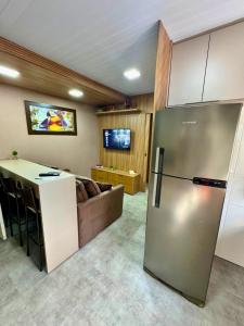 Kuchyň nebo kuchyňský kout v ubytování Apto NOVO - Vila Telebrasília 7min do Aeroporto