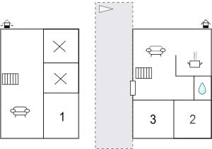 Planimetria di Amazing Home In Tollered With Kitchen