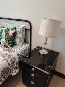 LDN 6F - Two Palm Tree Villas客房内的一张或多张床位