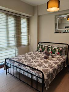LDN 6F - Two Palm Tree Villas客房内的一张或多张床位