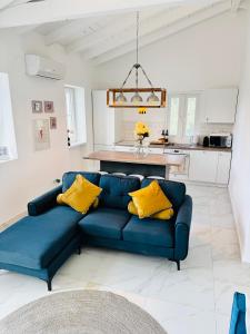 Kuchyň nebo kuchyňský kout v ubytování Yellow House Kassiopi