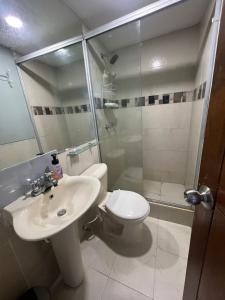 Koupelna v ubytování Bahía Caribe