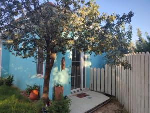 A garden outside החן בירוק