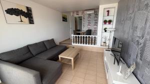 A television and/or entertainment centre at Apartments Paradise Lloret