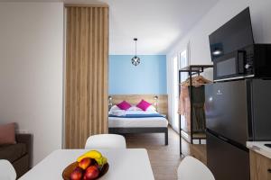 TV a/nebo společenská místnost v ubytování La Kasbah di Scilla&Cariddi