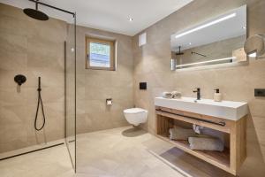 Koupelna v ubytování Das Refugium Mountain Apartment Ötztal - Längenfeld
