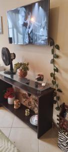 TV a/nebo společenská místnost v ubytování Apê da Terezinha + 2 fotografie