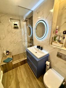 Ένα μπάνιο στο Morning Calm