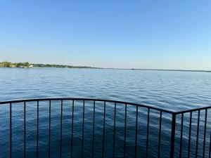 a view of a large body of water at Romantic or family convenient in Willis