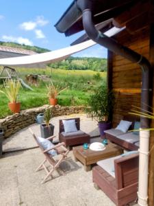 Zahrada ubytování studio 'chalet rustique