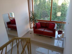 SMEŠTAJ SOLARIS kod Aqua Parka Studio Apartmani tesisinde bir oturma alanı
