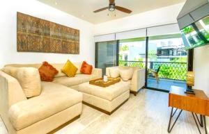 Posezení v ubytování Casa Vibe Tulum Penthouse, Private Pool & Terrace