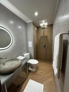 Koupelna v ubytování Casa Adora