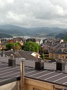 a view of a city from the roof of a building at San Marcos in Ribadeo