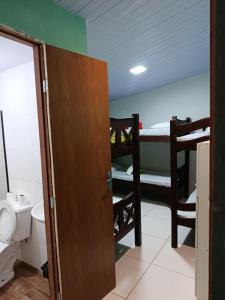 Koupelna v ubytování Hostel Ladeira dos 4 Cantos