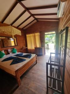 Postel nebo postele na pokoji v ubytování Liyon Rest sigiriya